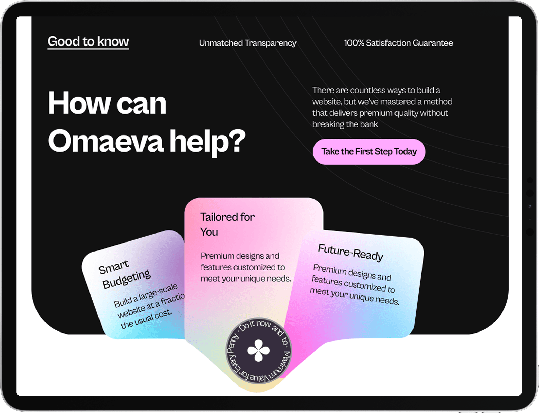 Omaeva mockup
